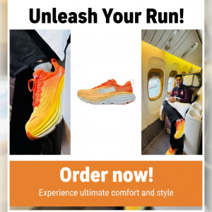 Hoka Clifton Eighth-Generation Sports Running Shoes for Men and Women, Breathable Cushioning Hiking Shoes, Clifton 8Th Generation