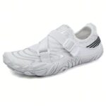 Four Belt Gym Running Tracking Shoes (Full White) - Image 5